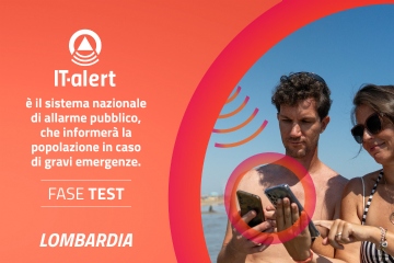 19 settembre 2023, ore 12:00 - sperimentazione del sistema di allarme pubblico IT-alert